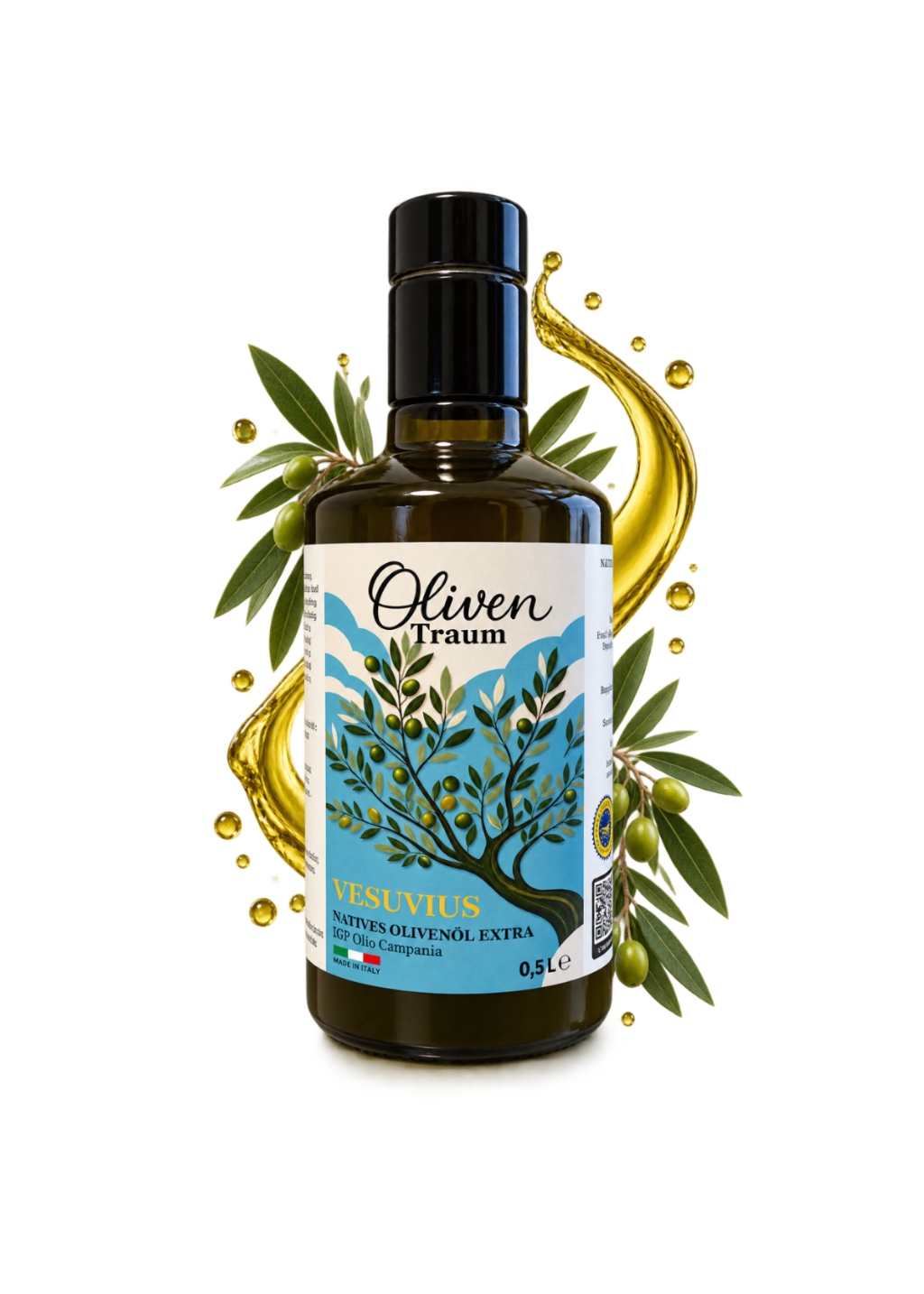 Vesuvius – Natives Olivenöl Extra IGP Campania - 0,5 Liter