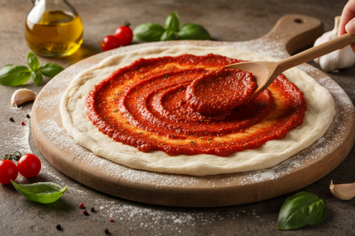 tomato-passata-on-pizza
